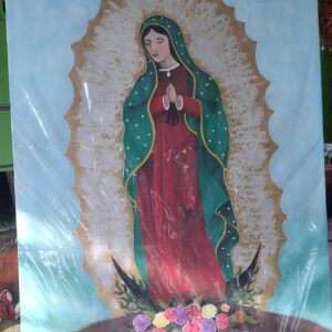 82×105 acrílico con hoja de oro y plata