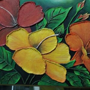 Pasta con relieve acrílico 85×55